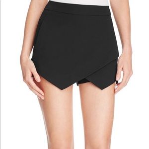 AQUA Faux Wrap Skort